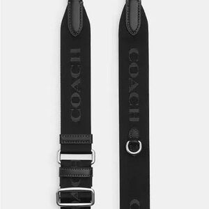 EUC Coach Black Webbing Strap